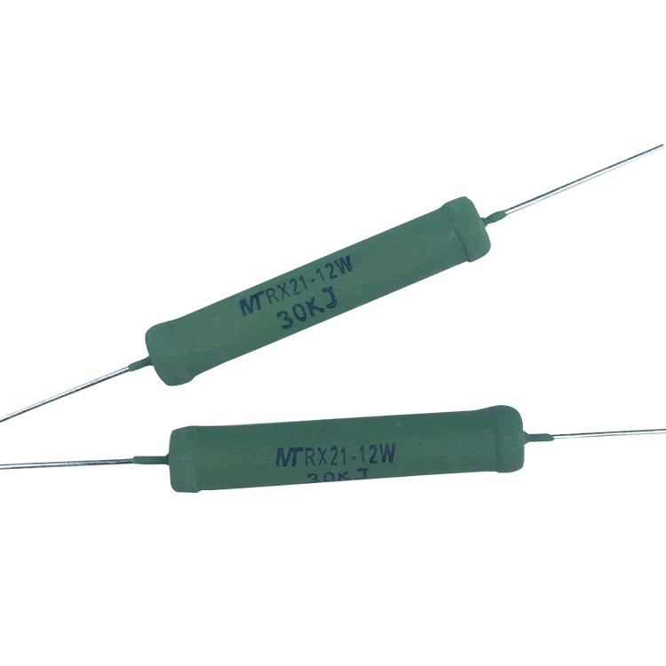 12W RX21线绕电阻 被漆瓷棒绕线电阻 音响用高品质电阻