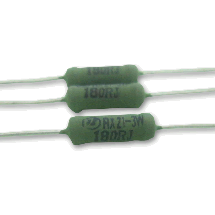 0.25W RX21被漆线绕电阻器 绿漆/绿色绕线电阻